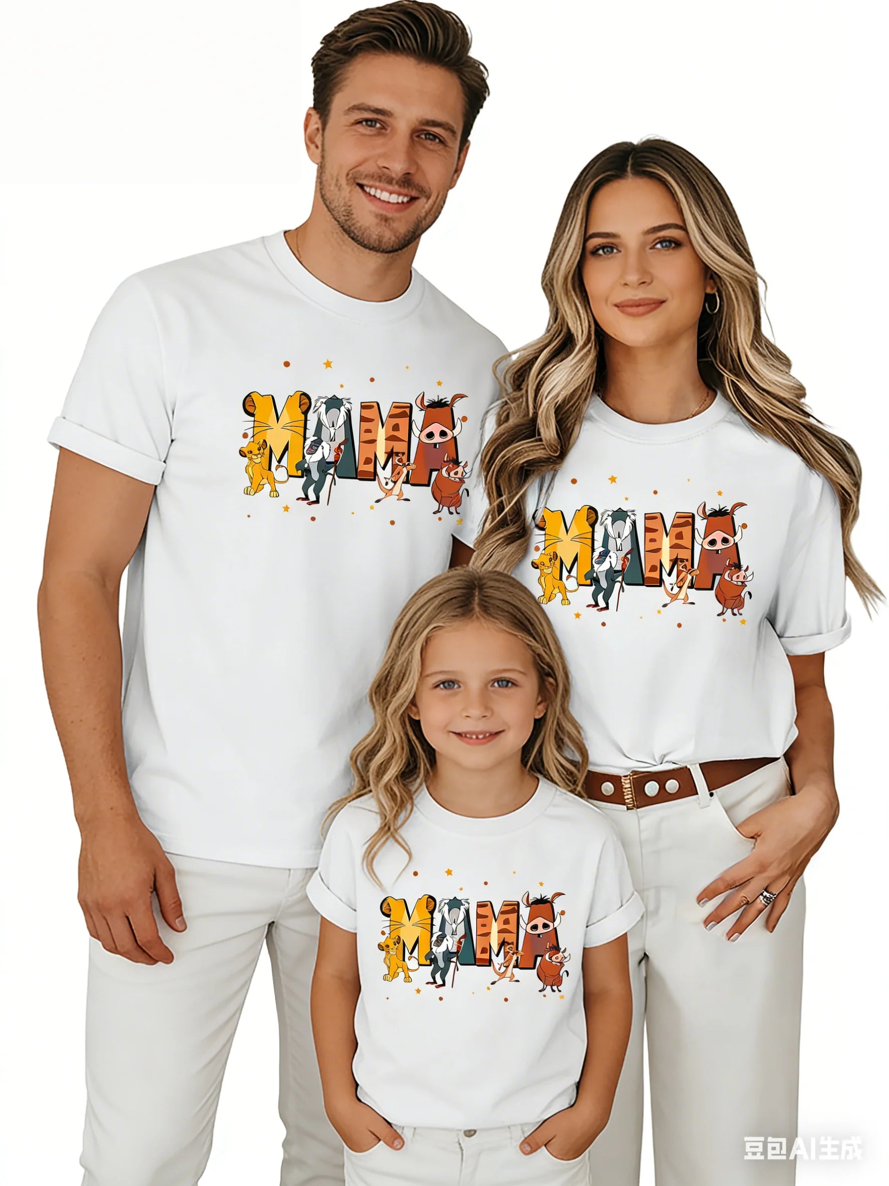 2026 Summer Family Trip Graphic T-shirt Parent-child Family Adult Children Fashion Cotton Short-sleeved Loose Casual Shirt